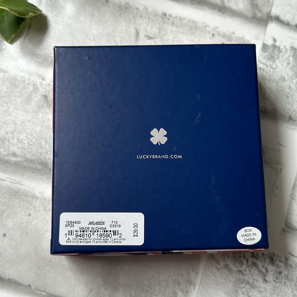 LUCKY BRAND | HOOP GOLD EARRINGS - Picture 4 of 4